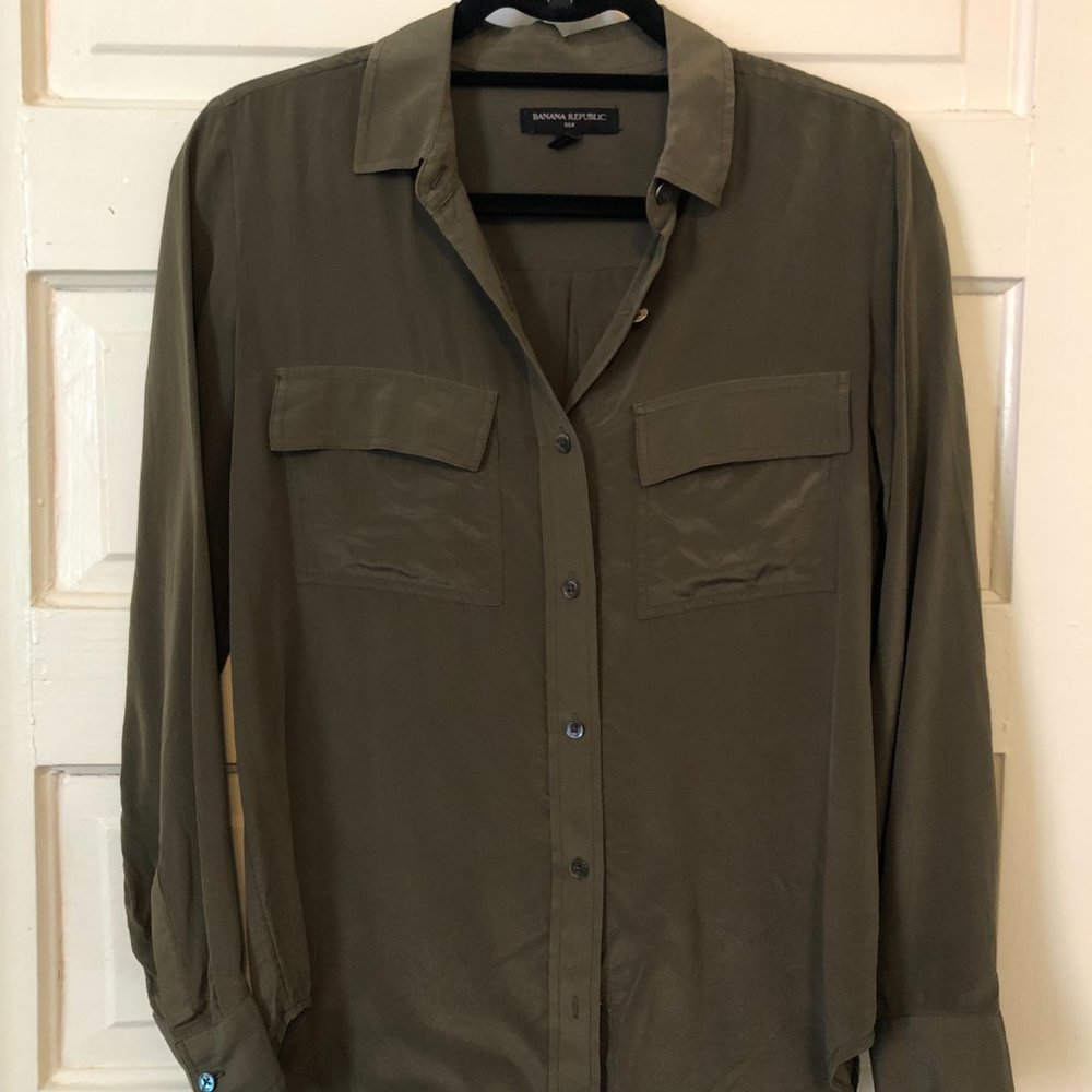 Banana Republic Silk Shirt